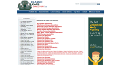 Desktop Screenshot of classiccarsdirectory.com